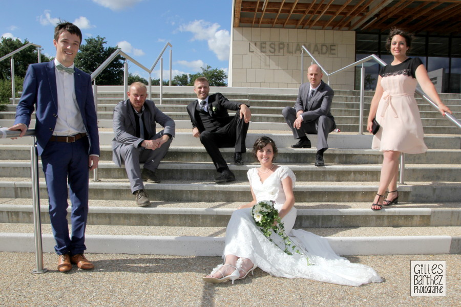 position de photo de mariage groupe originale yrieix gond pontouvre brantome chalais ruelle touvre charente